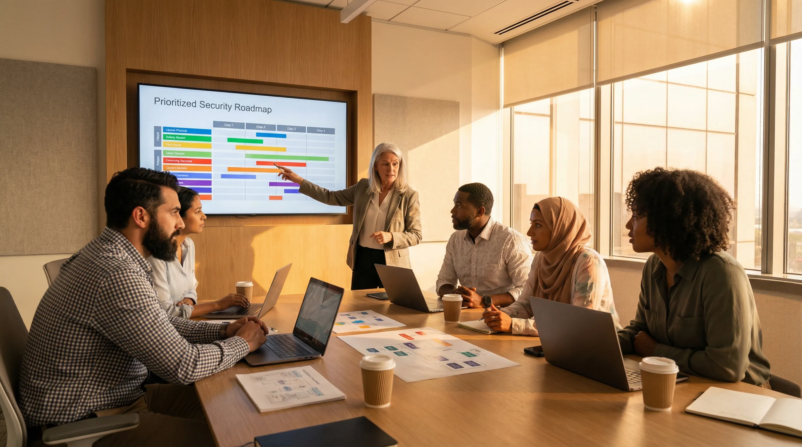 S3C Solutions team conducting a strategic application security assessment with a prioritized roadmap