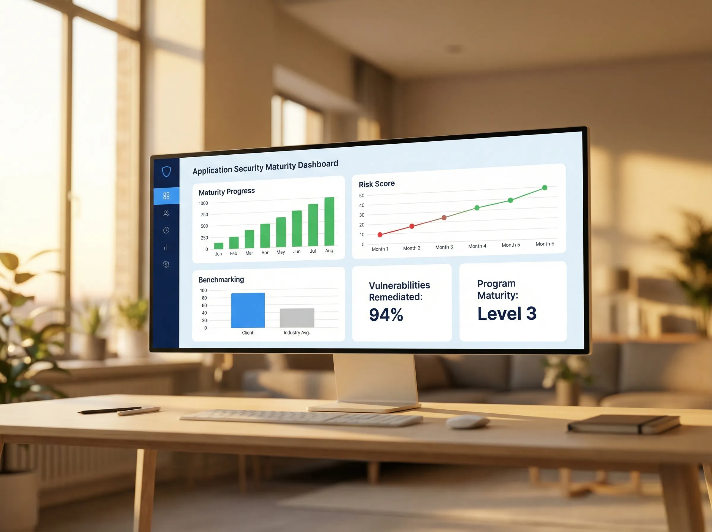 Application Security Maturity Dashboard